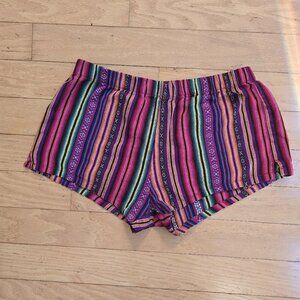 Forever 21 | boho pink maximalist whimsy shorts | WMS M